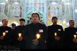 تصاویری از خطبه خوانی شب شهادت امام رضا (ع)