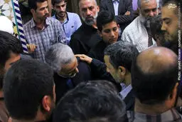 خوش و بش سردار سلیمانی با احمدی‌نژاد/عکس