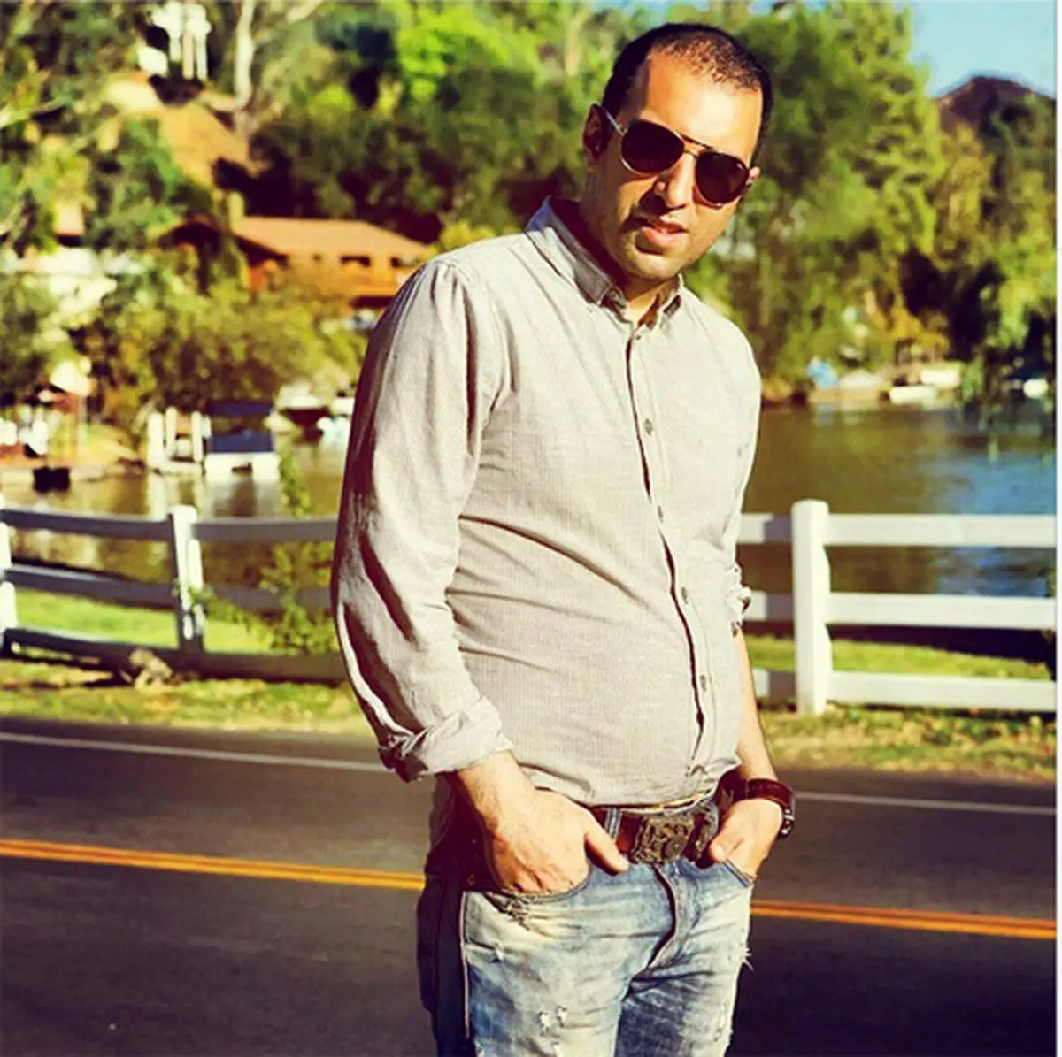 ژست پولاد کیمیایی /عکس