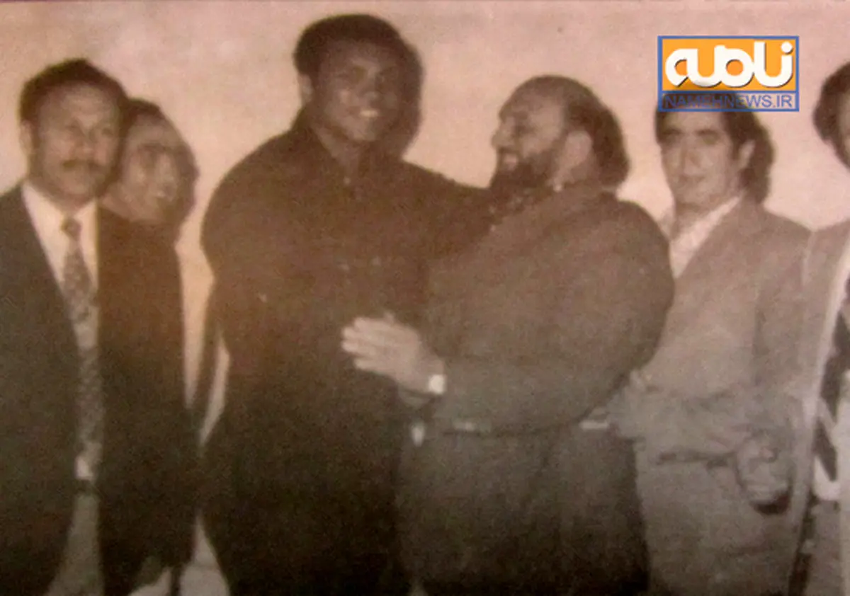 شعبان بی‌مخ در کنار محمدعلی کلی/ عکس