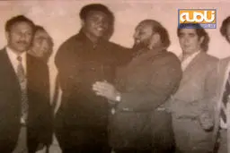 شعبان بی‌مخ در کنار محمدعلی کلی/ عکس