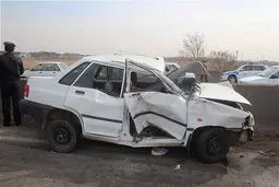 پراید تصادفی با سه چرخ ٢٠‌ میلیون تومان!