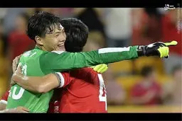 مهار پنالتی با توصیه توپ‌جمع‌کن +عکس