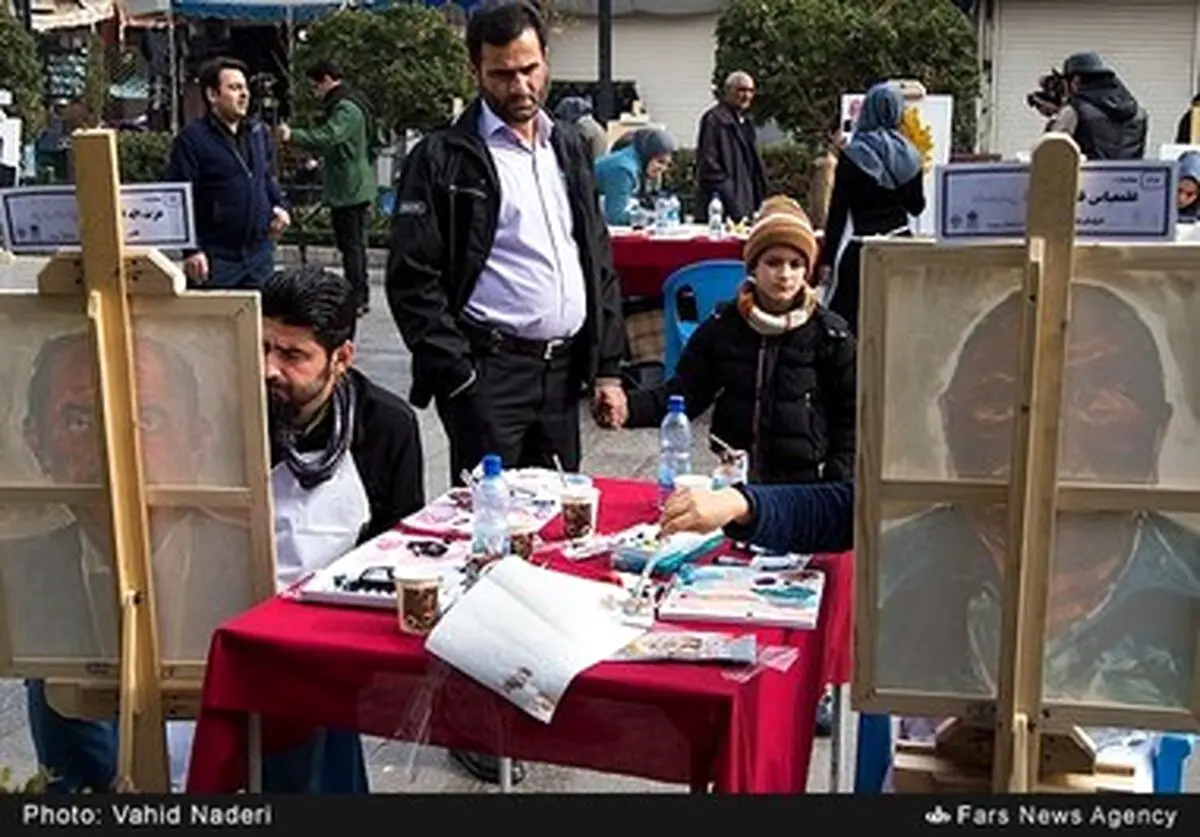 اینجا بزرگ‌ترین کارگاه صورتگری جهان!/ تصاویر