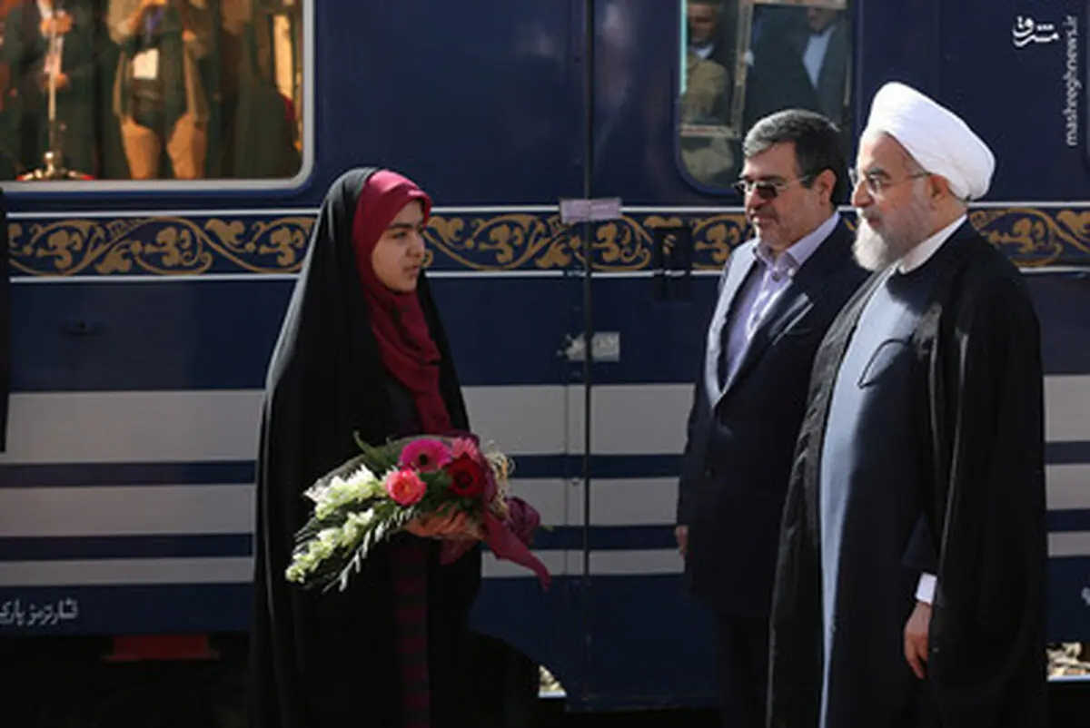 آغاز سفر روحانی به قزوین /تصاویر