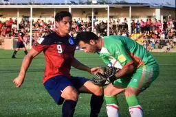 وقتی پورقاز دروازه‌بان شد/ عکس