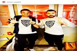 کری خوانی ایمون زاید پیش از دربی تهران!/عکس