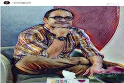 این عکس یعنی دلتنگی متفاوت رامبد جوان
