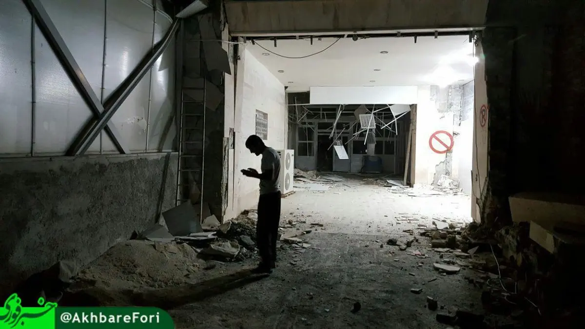 تخریب شدید بیمارستان در سرپل ذهاب/عکس