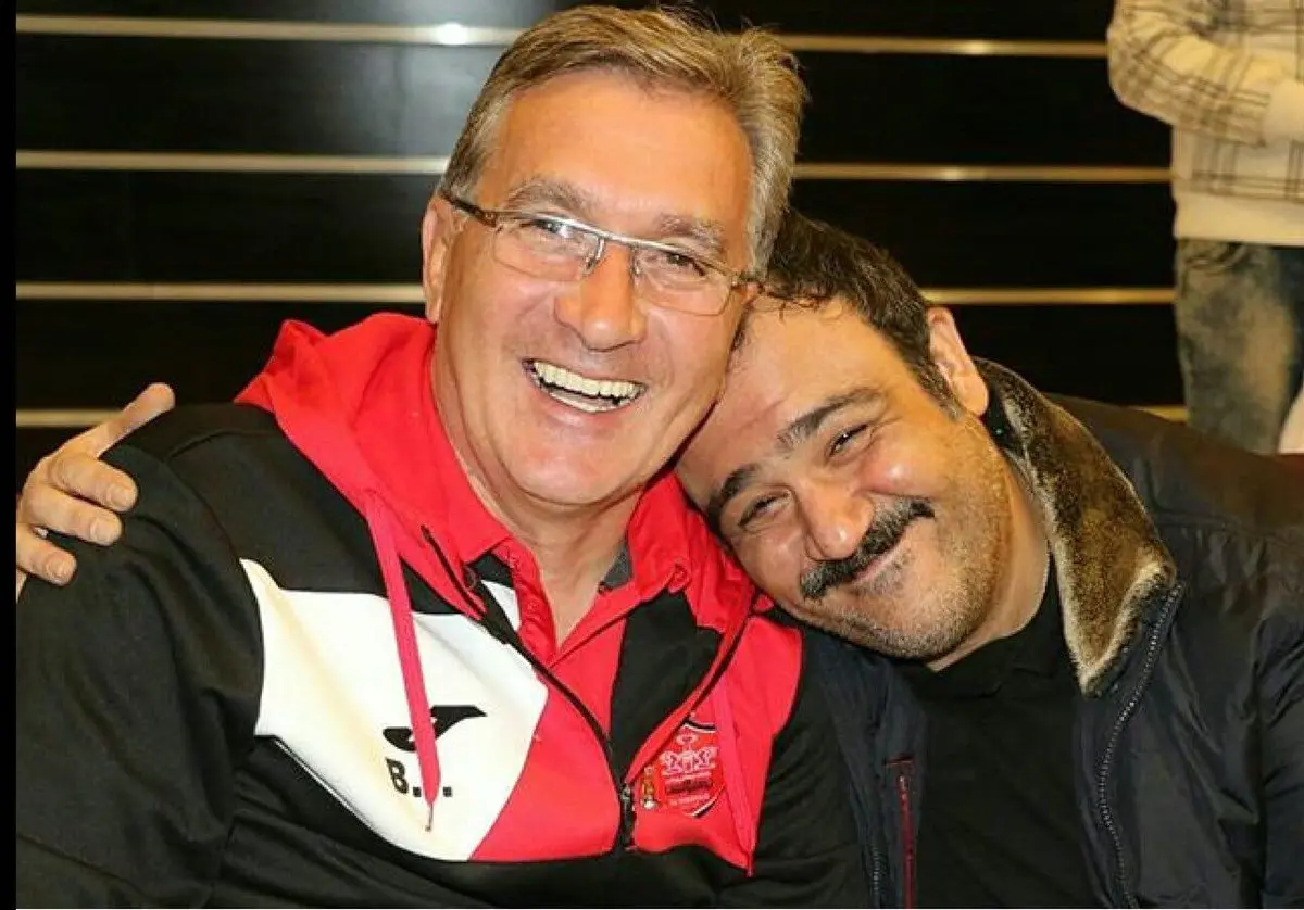 آقای بازیگری معروف در آغوش برانکو/عکس