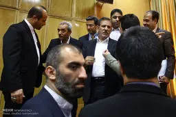 حضور اسحاق جهانگیری در نشست اعضای هیات نمایندگان اتاق بازرگانی/تصاویر