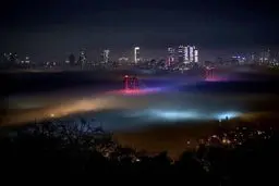 مه غلیظ در استانبول/ عکس