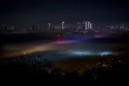 مه غلیظ در استانبول/ عکس