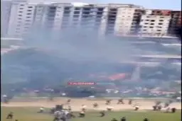 سقوط جنگنده در یک مدرسه با ۱۹ کشته