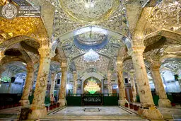 تصاویر دیدنی از صحن حضرت زهرا(س) در نجف اشرف