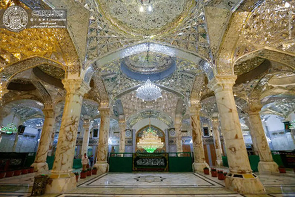 تصاویر دیدنی از صحن حضرت زهرا(س) در نجف اشرف