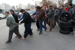 دستگیری اعضای ده باند سرقت/تصاویر