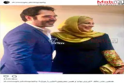 تیپ کوروش تهامی و همسرش در جشن حافظ