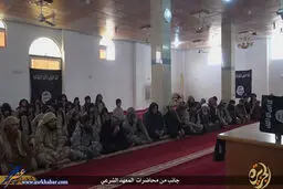 مراسم فارغ التحصیلی دانشگاه داعش/ تصاویر