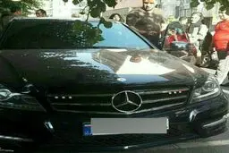 تصویری از ماشین لاکچری علی دایی