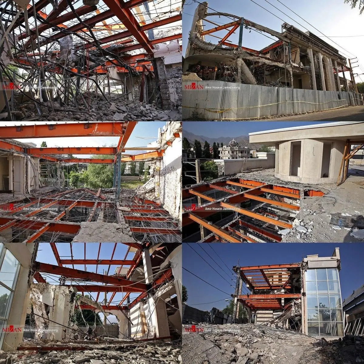 اجرای حکم تخریب ویلای غیرمجاز شبنم نعمت زاده + تصاویر