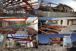 اجرای حکم تخریب ویلای غیرمجاز شبنم نعمت زاده + تصاویر