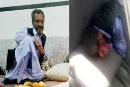 عکس های لحظه ترور و جسد یکی از بزرگان بلوچستانی در خیابان مولوی + عکس