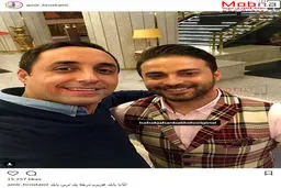 سلفی امیرحسین رستمی به همراه بابک جهانبخش/ عکس