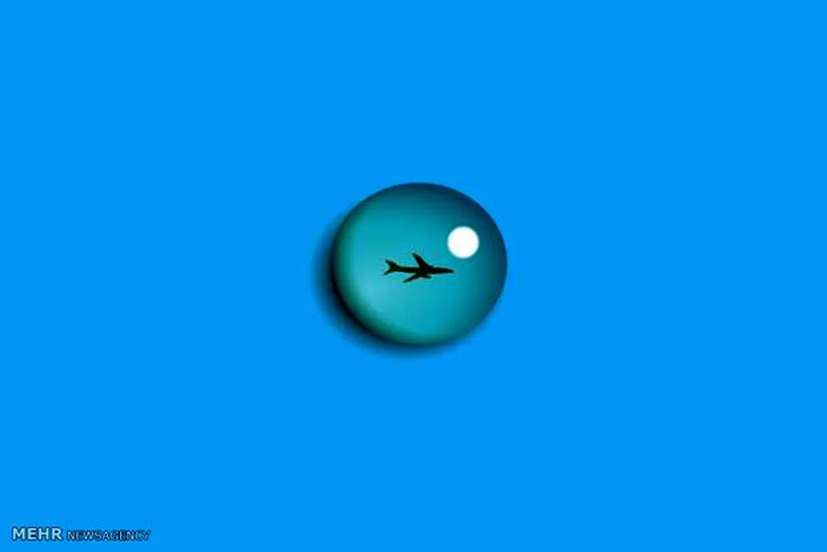 سقوط هواپیمای مصری از نگاه یک کاریکاتوریست/عکس