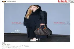 تصاویری از پوشش و میکاپ سحر قریشی در اکران زیر سقف دودی / عکس