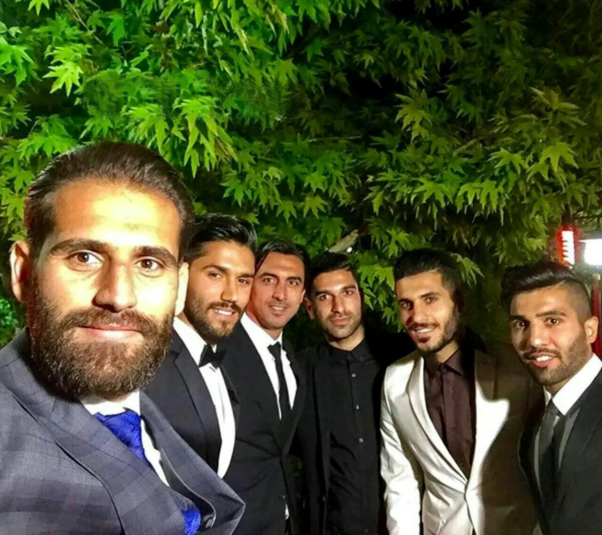 استقلالی ها در یک جشن عروسی/عکس