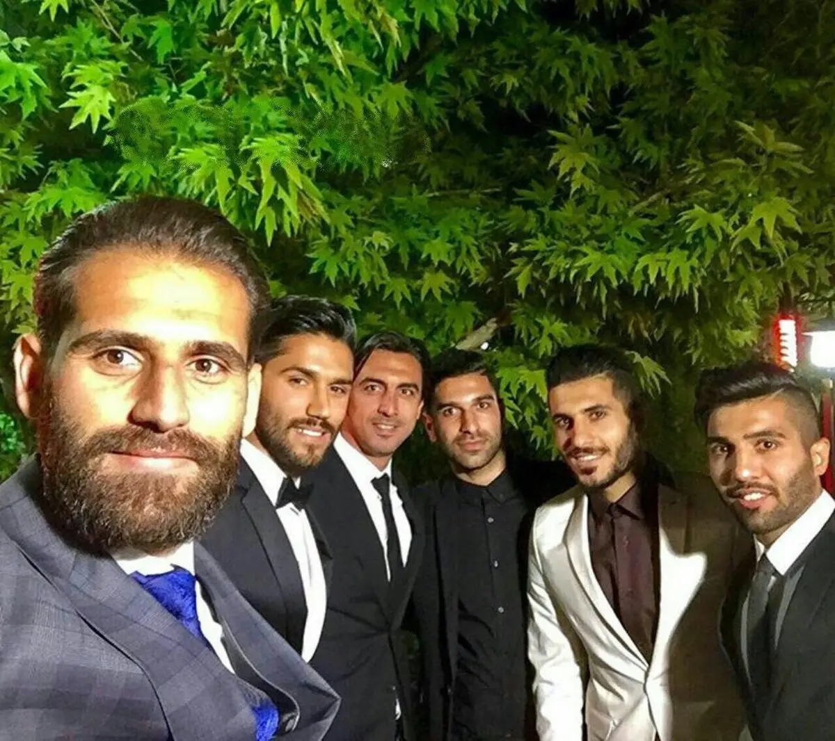 استقلالی ها در یک جشن عروسی/عکس