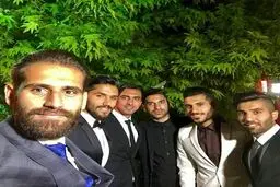 استقلالی ها در یک جشن عروسی/عکس