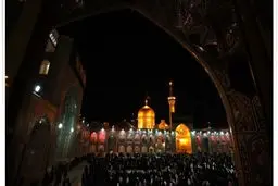 حال و هوای حرم امام رضا (ع) در شب های پایانی ماه صفر / تصاویر
