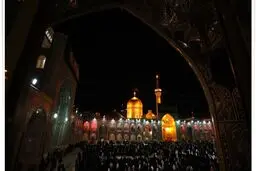 حال و هوای حرم امام رضا (ع) در شب های پایانی ماه صفر / تصاویر