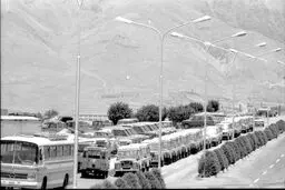 تصویری از پارکینگ صدا و سیما در دهه 50
