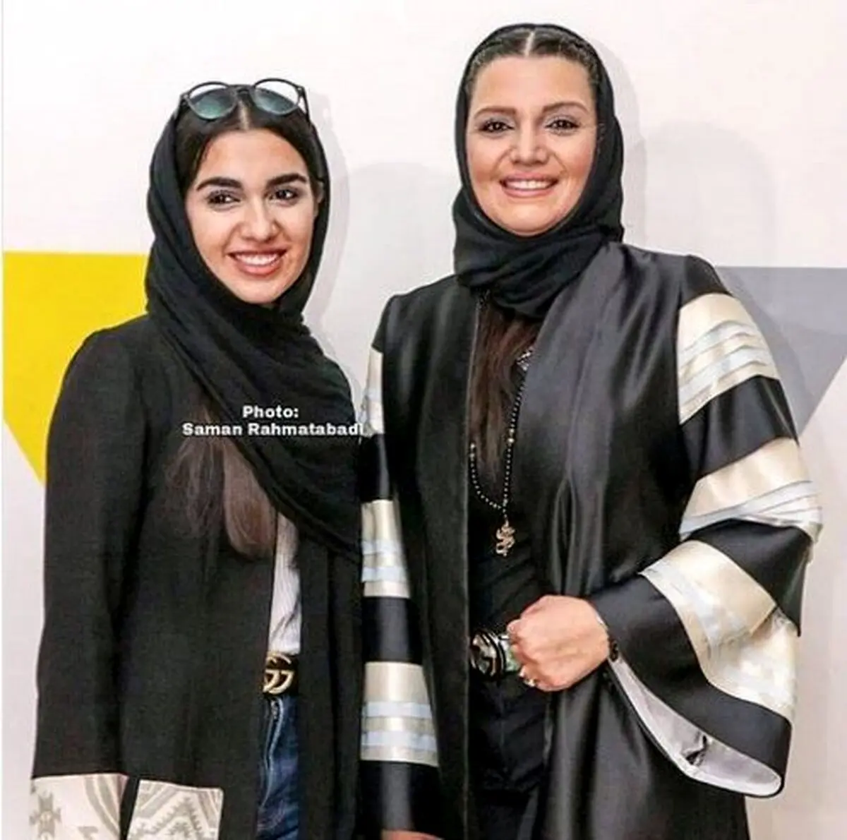 شباهت الهام پاوه نژاد بازیگر معروف و دخترش کردیا/عکس