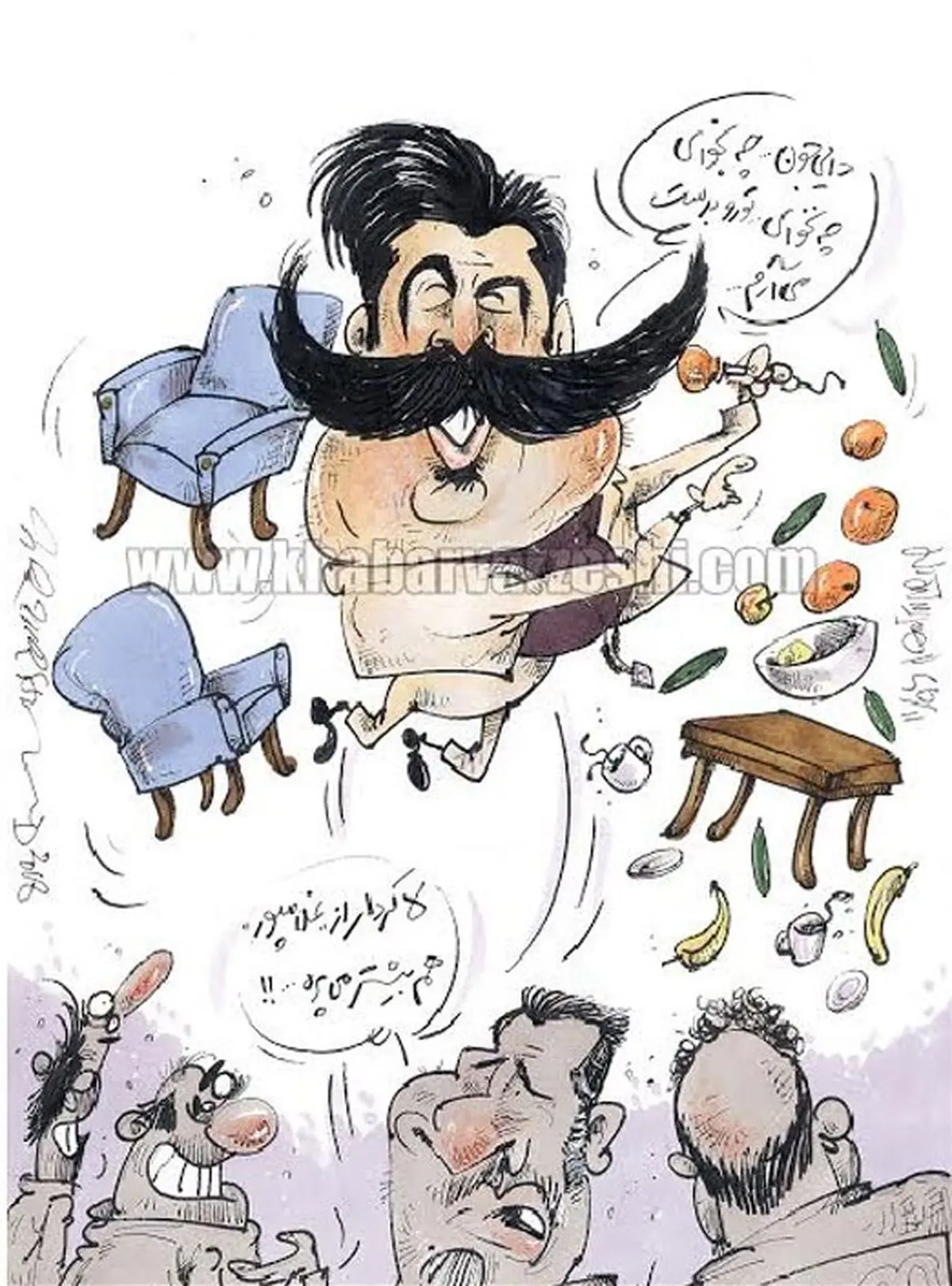 علی دایی اینگونه روز تولدش غافلگیر شد! /عکس