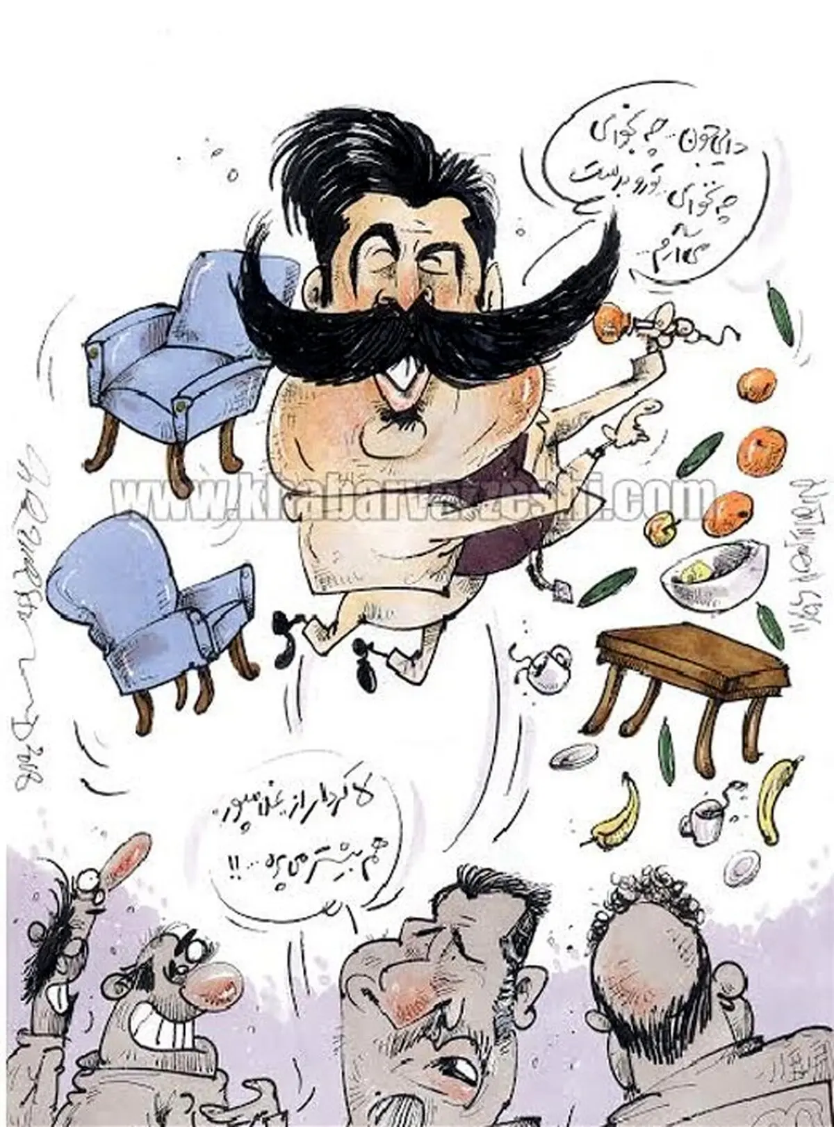 علی دایی اینگونه روز تولدش غافلگیر شد! /عکس
