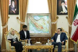 دیدار وزیر خارجه هلند با علی شمخانی / عکس