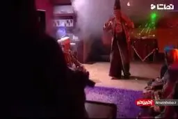 سکانس ديدني رقص چاقوی بابا اتی و بابا شاه + ويدئو