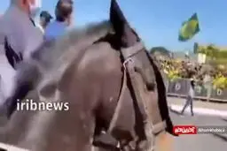 حرکت جنجالی جدید رئیس جمهور برزیل! + ویدئو