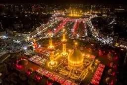 تصویری زیبا از بین الحرمین / عکس