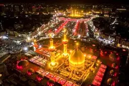تصویری زیبا از بین الحرمین / عکس