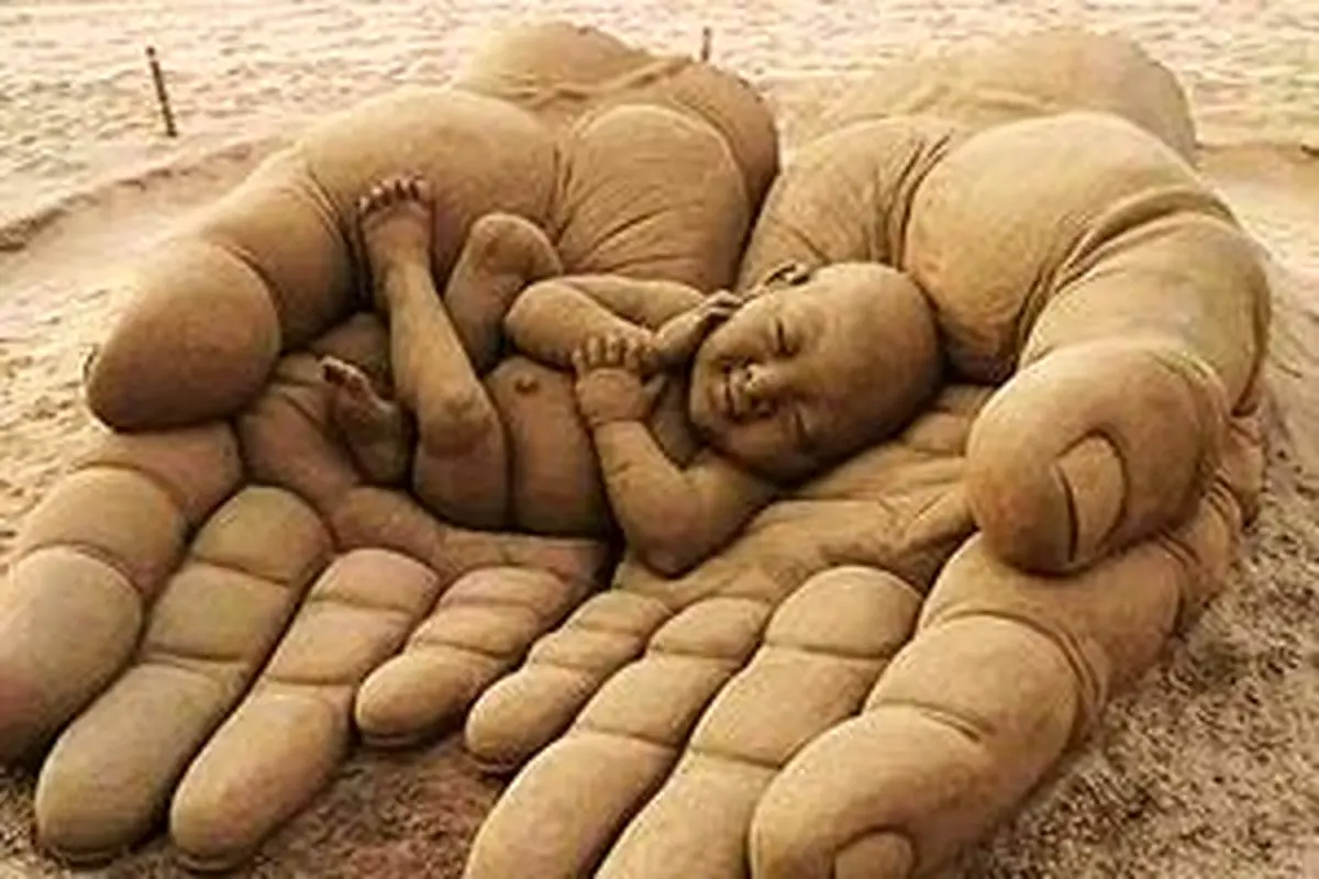 عکس هایی بی نظیر از هنر دست با ماسه / تصاویر