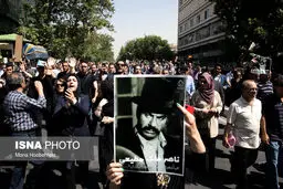 تصاویری از تشییع پیکر ناصر ملک‌مطیعی