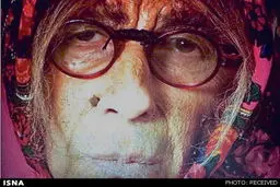 وقتی جواد رضویان پیرزن بود/ عکس