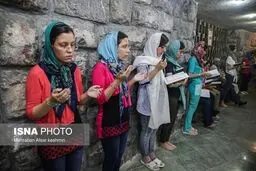 هم‌نشینی زرتشتیان در زیارتگاه چک‌چک/ تصاویر