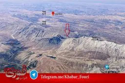 تصویری از یكی از مكان های احتمالی سقوط هواپيمای ATR72