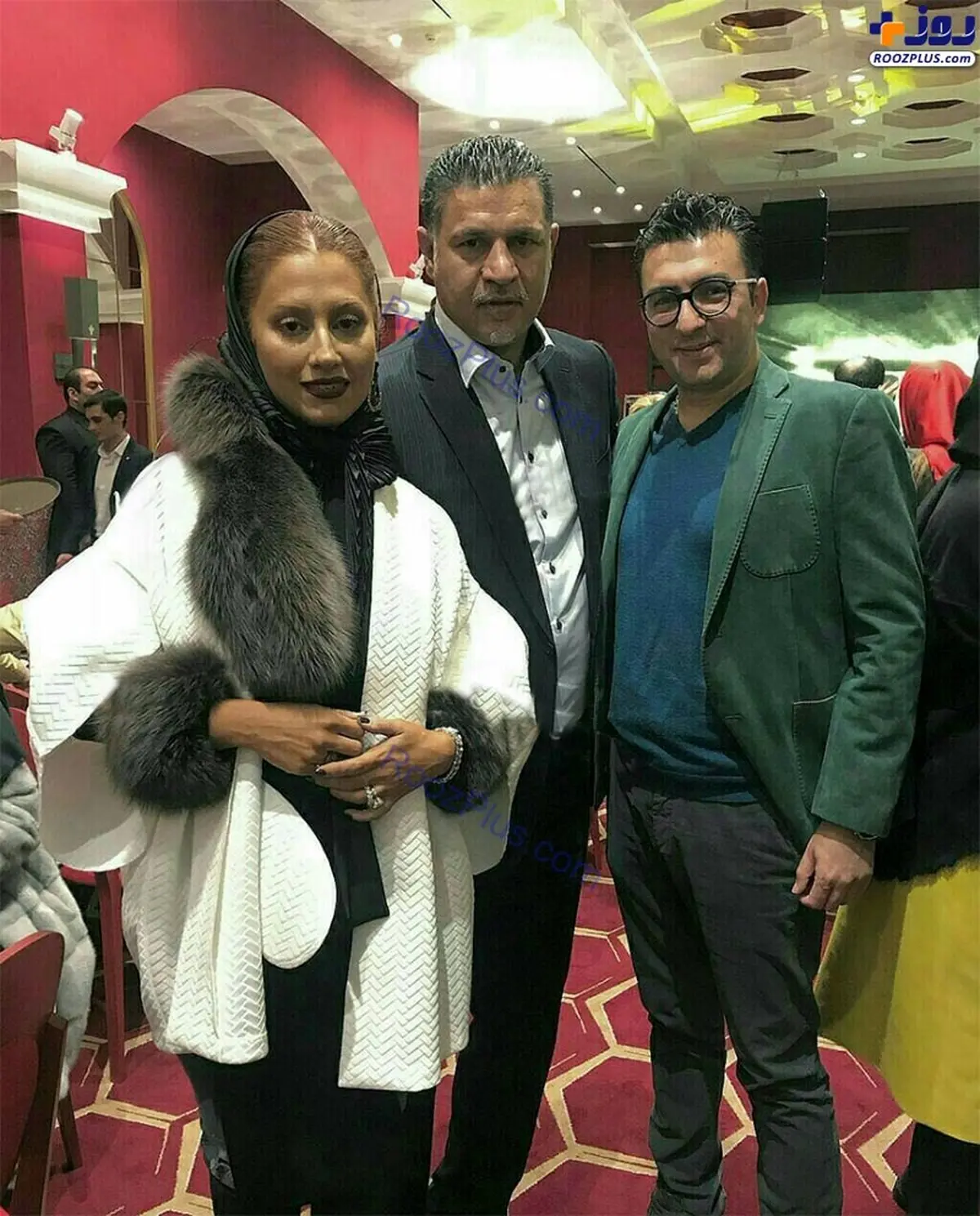 تیپ متفاوت علی دایی و همسرش در یک مراسم!/عکس